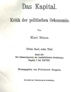 Capital, Volume III