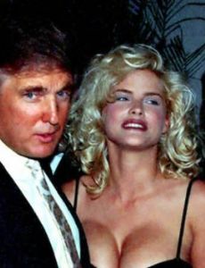 Anna Nicole Smith and Donald Trump