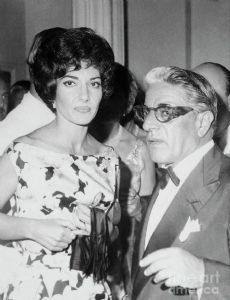 Maria Callas and Aristotle Onassis