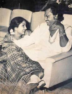 Kishore Kumar and Leena Chandavarkar