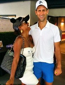 Novak Djokovic and Lauren Von Der Pool