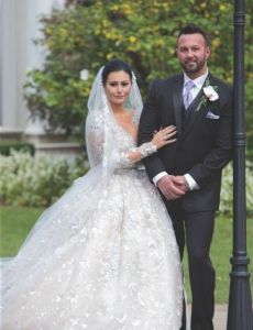 Jenni Farley and Roger Mathews