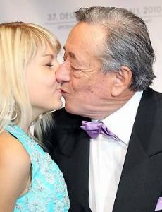 Anastasia Sekol and Richard Lugner