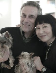 Amy Tan and Lou DeMattei