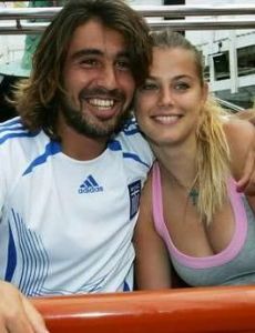Marcos Baghdatis and Camille Neviere