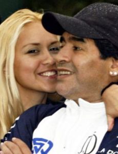 Diego Armando Maradona and Veronica Ojeda