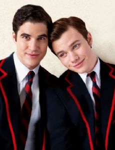 Chris Colfer and Darren Criss