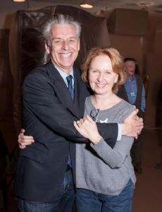 Michael Ritchie and Kate Burton