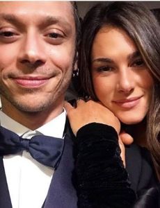 Valentino Rossi and Francesca Sofia Novello