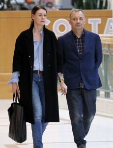 Bob Mortimer and Lisa Matthews Mortimer