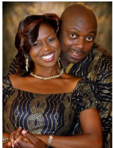 Segun Arinze and Julie Arinze
