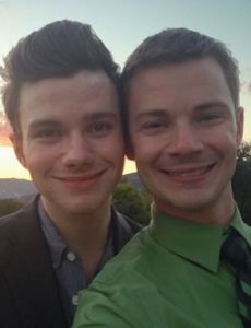 Chris Colfer and Will Sherrod
