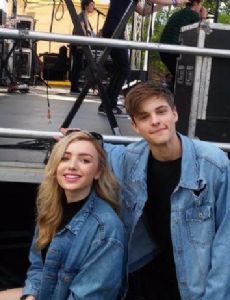 Corey Fogelmanis and Peyton List