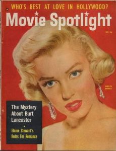 Elizabeth Taylor, Movie Spotlight Magazine April 1956 Cover Photo ...