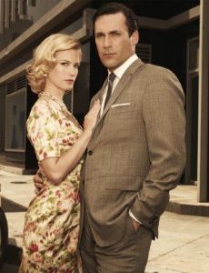 Jon Hamm and January Jones