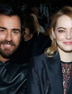 Justin Theroux and Emma Stone
