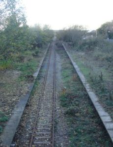 Burn Naze Halt railway station