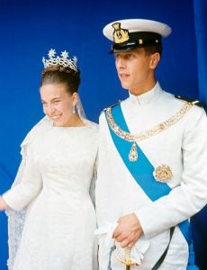Prince Amedeo, Duke of Aosta (b. 1943) and Princess Claude of Orléans