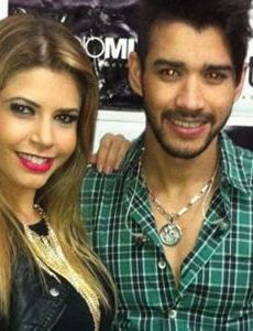 Claudia Colucci and Gusttavo Lima