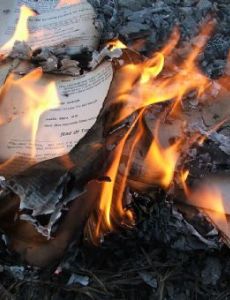 Book burning