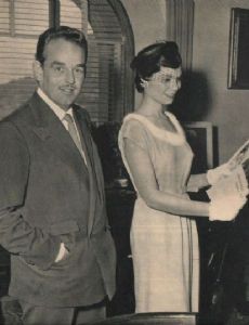 Prince Rainier of Monaco and Jo Ann Stork