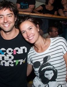 Cristián Riquelme and Claudia Quinzio
