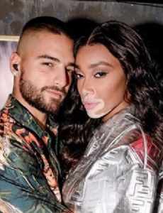 Maluma (singer) and Winnie Harlow