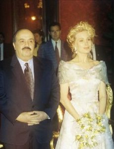 Marta Flavi and Maurizio Costanzo