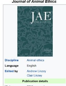 Animal ethics