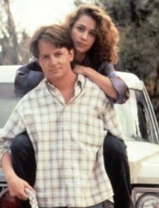 Michael J. Fox and Julie Warner