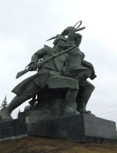 Monument to the heroes of the October Revolution and the Civil War