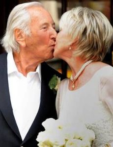 Michael Winner and Géraldine Lynton