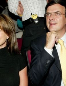 Mariagna Prats and Marcelo Ebrard