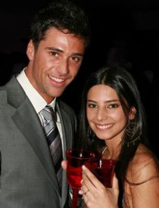 Matías Novoa and Daniela Castillo