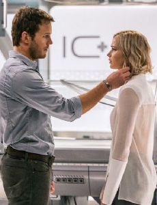Chris Pratt and Jennifer Lawrence