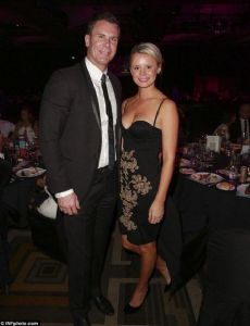 Stephanie Edwards and Wayne Carey