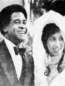 Bernadette Robi and Lynn Swann