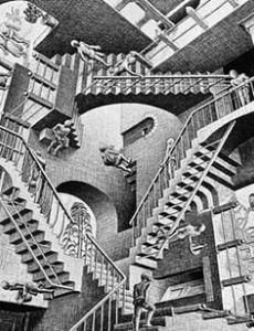 Relativity (M. C. Escher)