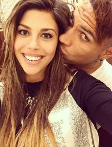 Paolo Guerrero and Alondra García Miró