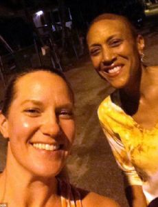 Robin Roberts and Amber Laign