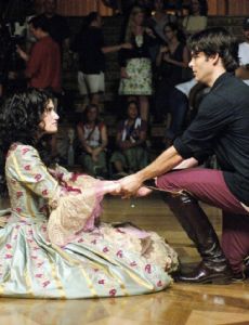 Idina Menzel and James Marsden