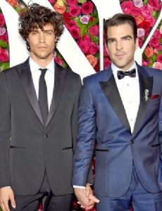 Zachary Quinto and Miles McMillan