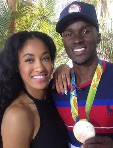 Will Claye and Queen Harrison