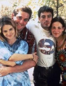 Jennifer Jason Leigh and Robert Downey Jr.