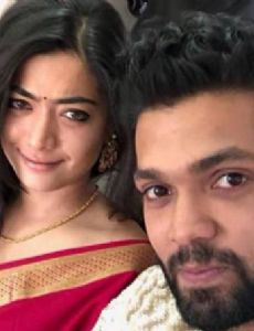Rashmika Mandanna and Rakshit Shetty