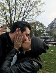 Janel Parrish and Chris Long (Person)