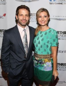 Zack Snyder and Deborah Johnson