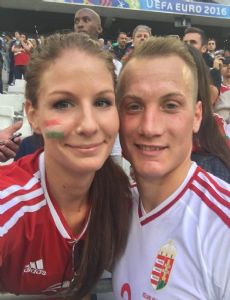 Ádám Lang and Blanka Marosy
