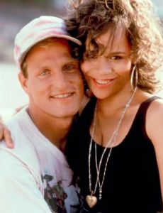 Rosie Perez and Woody Harrelson