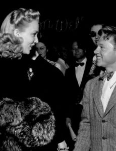 Carole Landis and Mickey Rooney